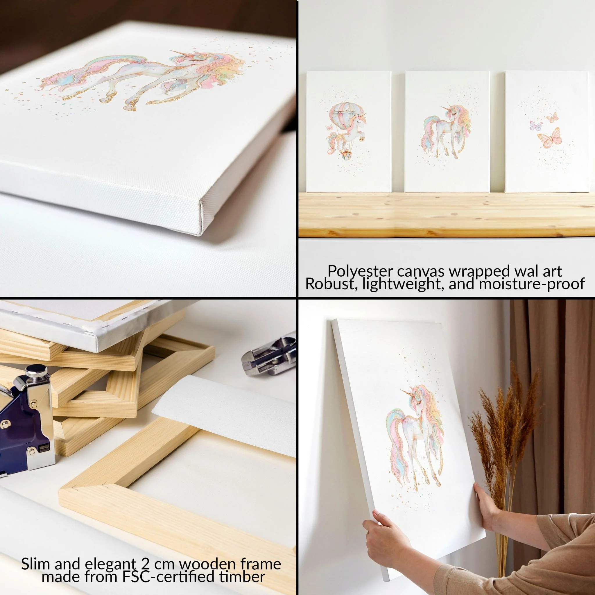 Unicorn Wall Art | Set of 3 wall art prints - Image 12