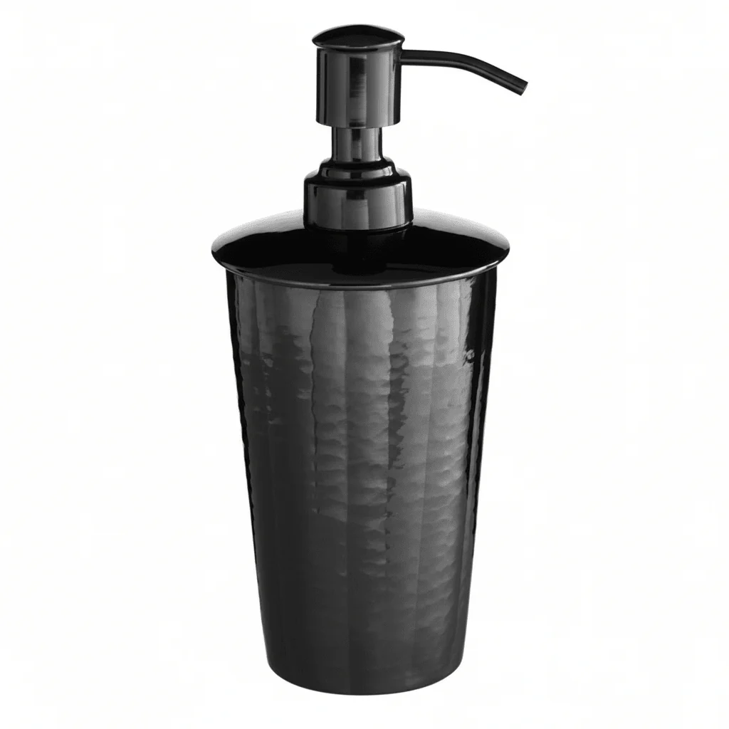 Vaco Hammered Black Nickel Finish Lotion Dispenser