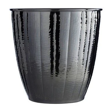 Vaco Hammered Black Nickel Finish Waste Bin - Image 8