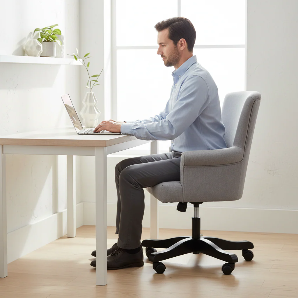 Walford Grey Home Office Chair - Image 2