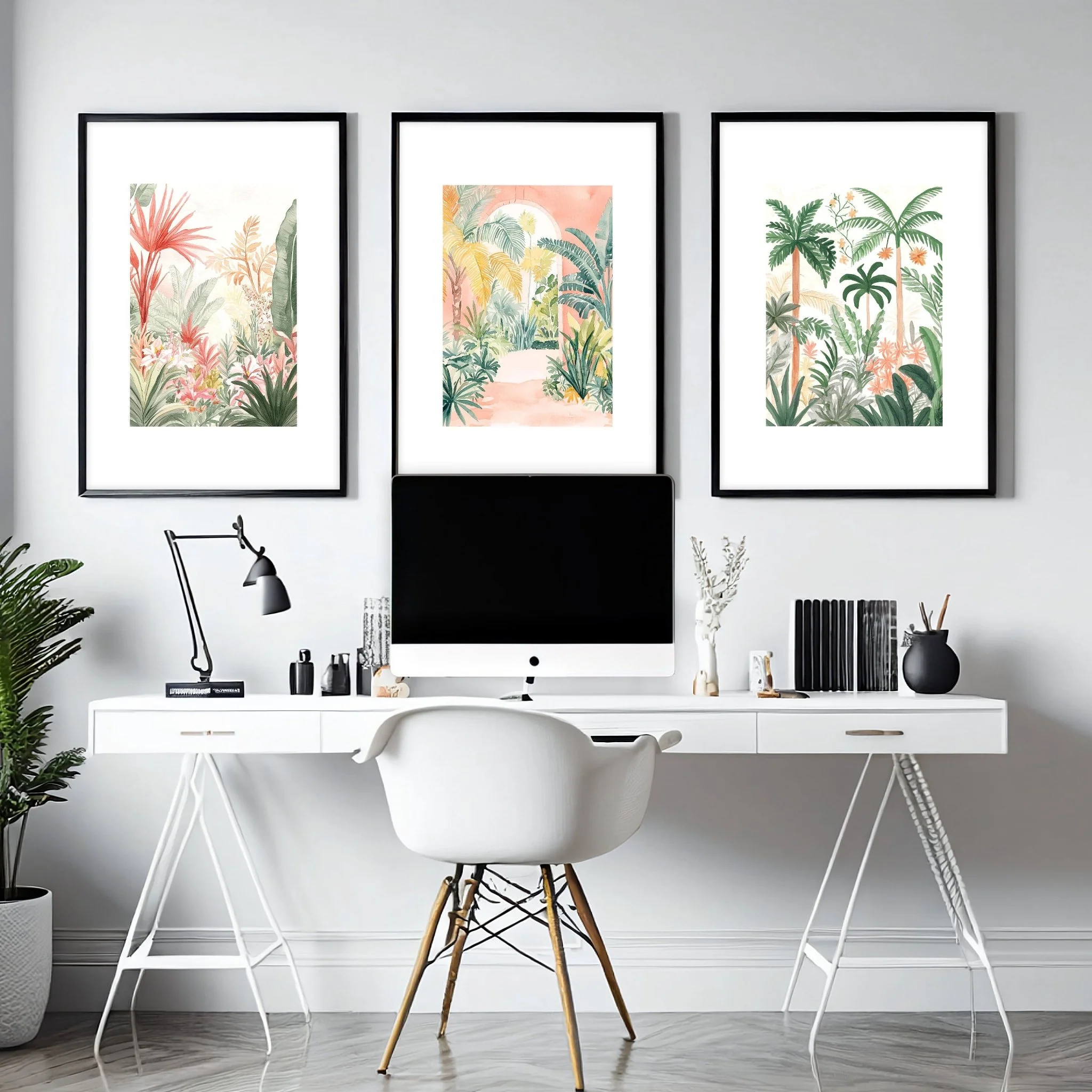 Wall Art Pictures | Set of 3 Beach Decor Wall art Prints - Image 5