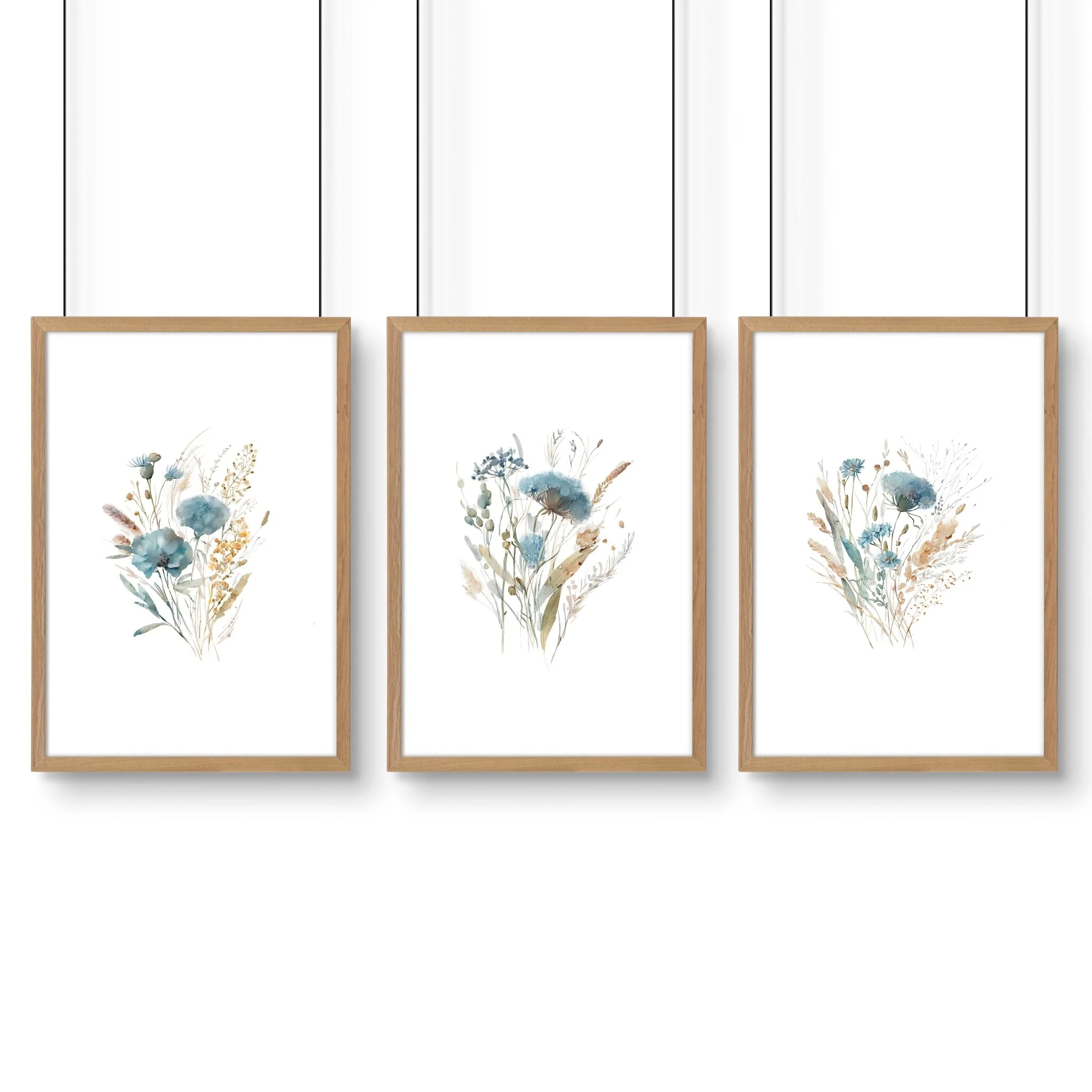 Wall Art Sets | Set of 3 Botanical Wall art Prints - Image 15