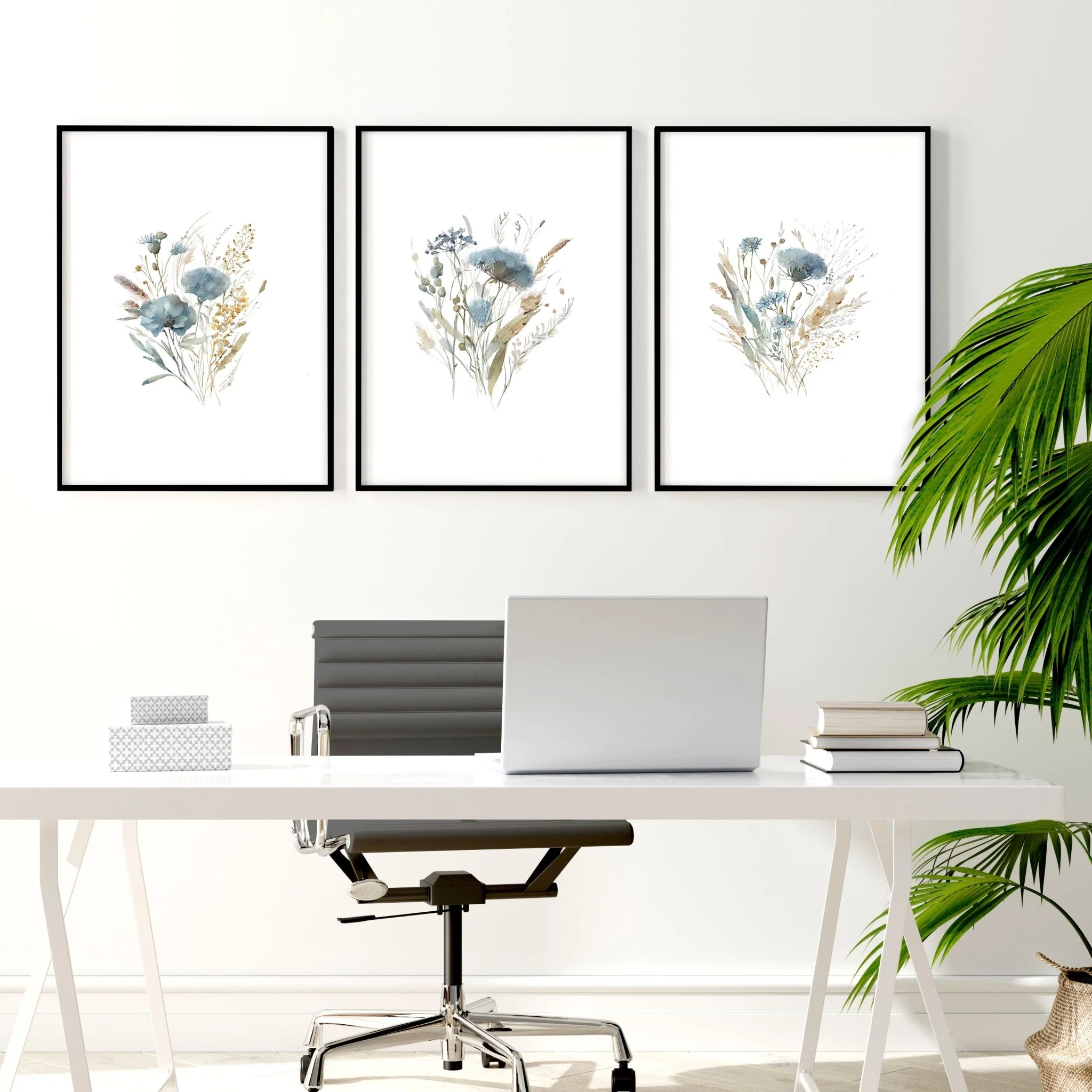 Wall Art Sets | Set of 3 Botanical Wall art Prints - Image 7