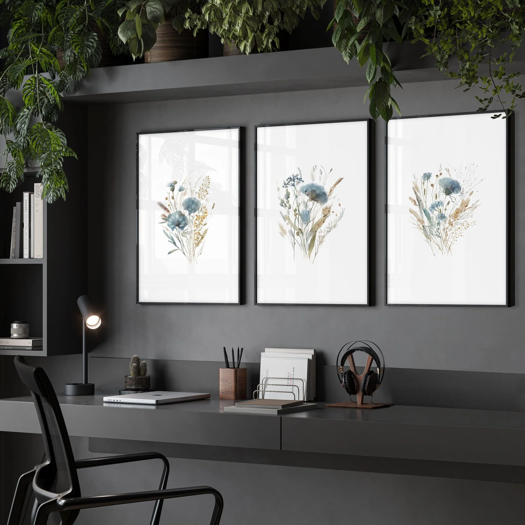 Wall Art Sets | Set of 3 Botanical Wall art Prints - Image 8