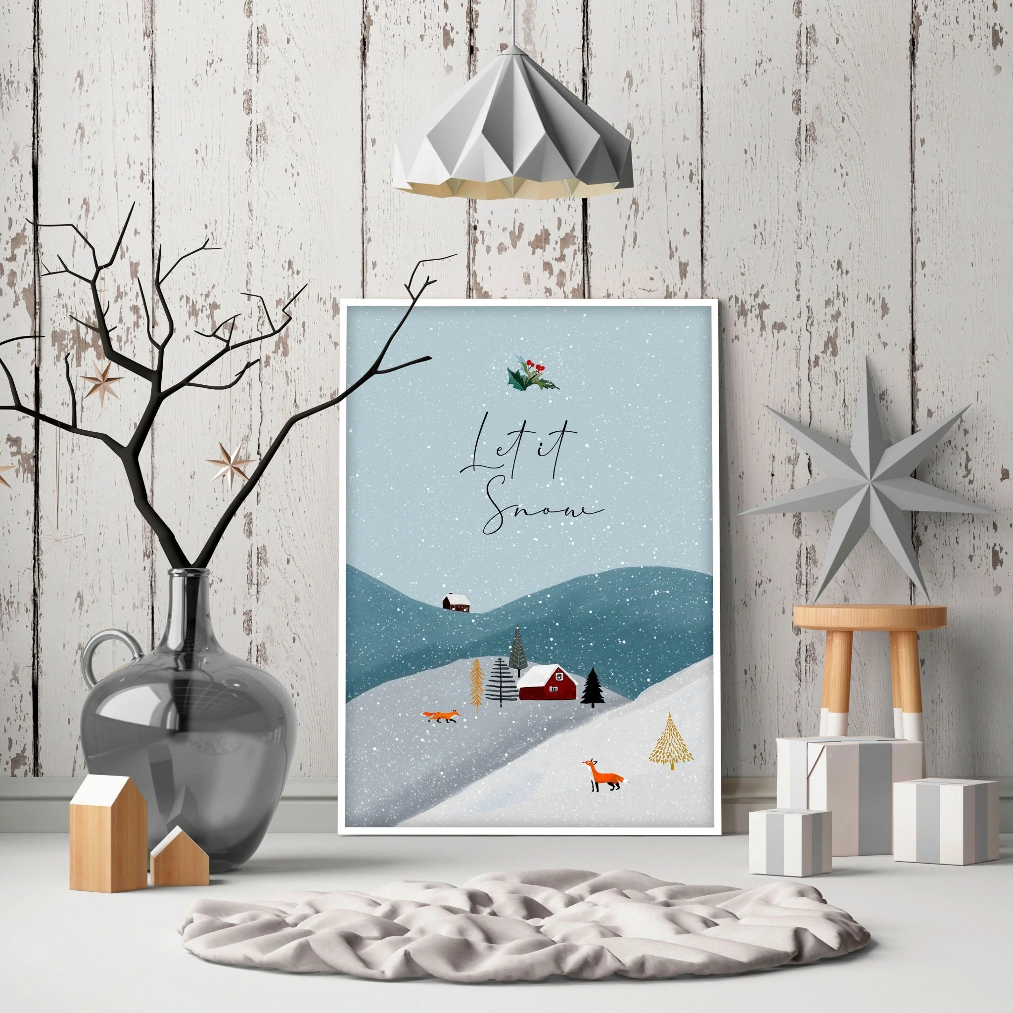 Christmas decor for wall | wall art print - Image 4