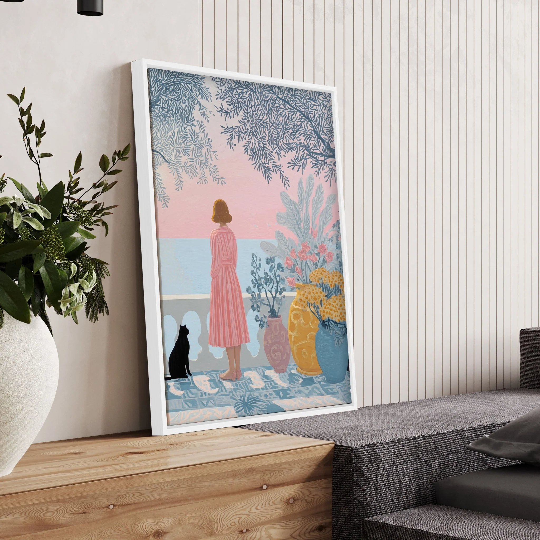 Wall Decor Hallway | Set of 2 Italian Lifestyle Wall art Prints - Image 5