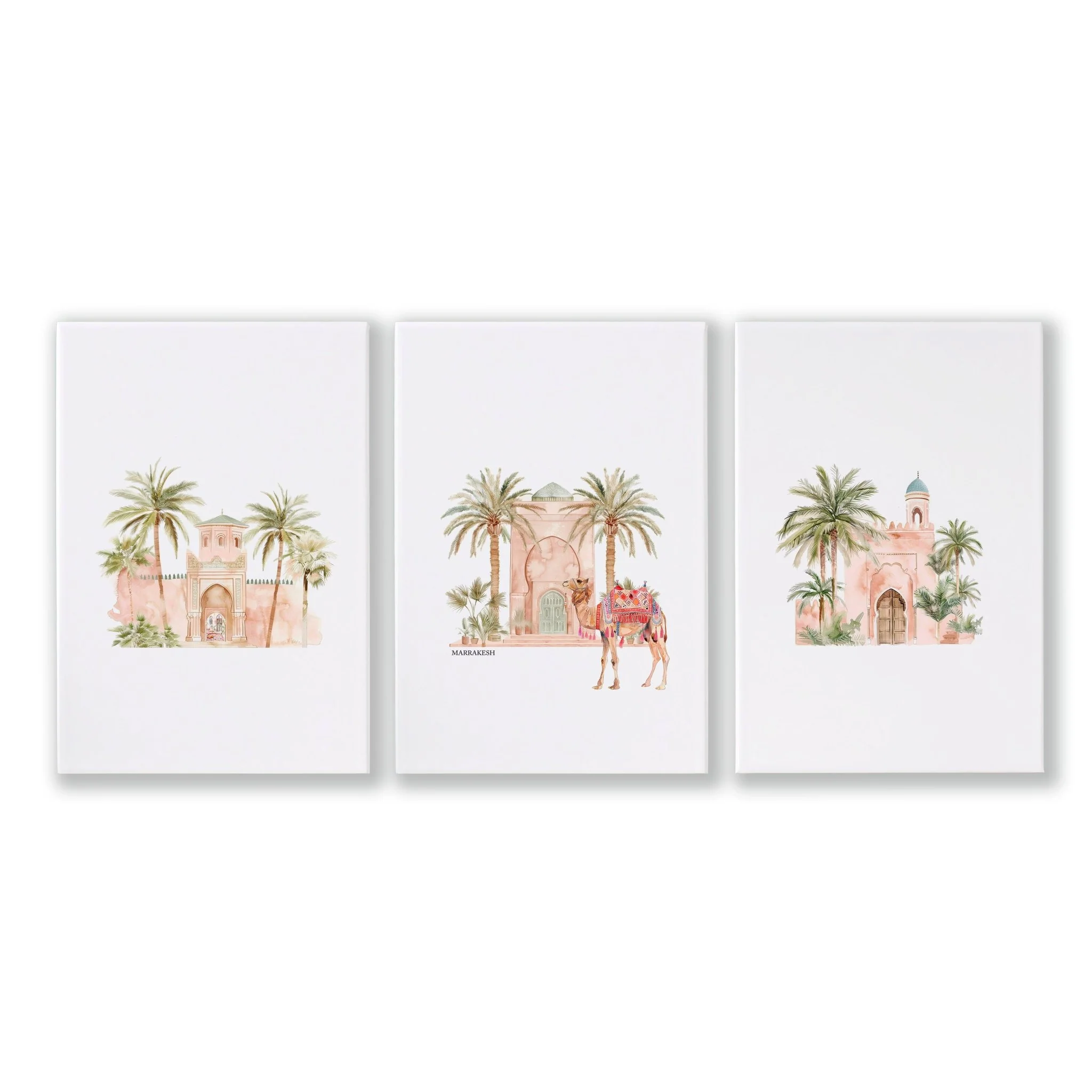 Wall Picture With Frame | Set of 3 Moroccan Wall art Prints - Image 13