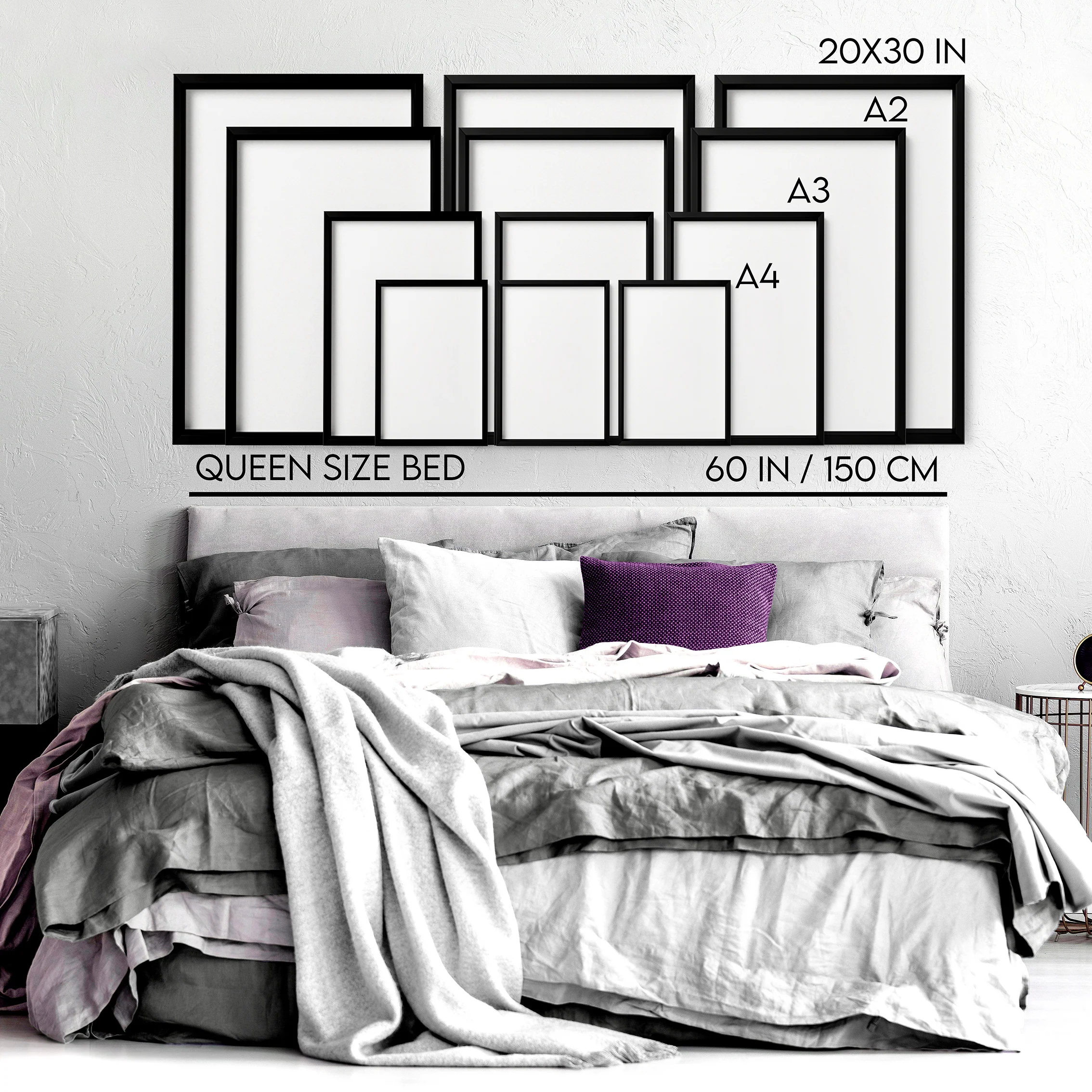 Wall Picture With Frame | Set of 3 Moroccan Wall art Prints - Image 17