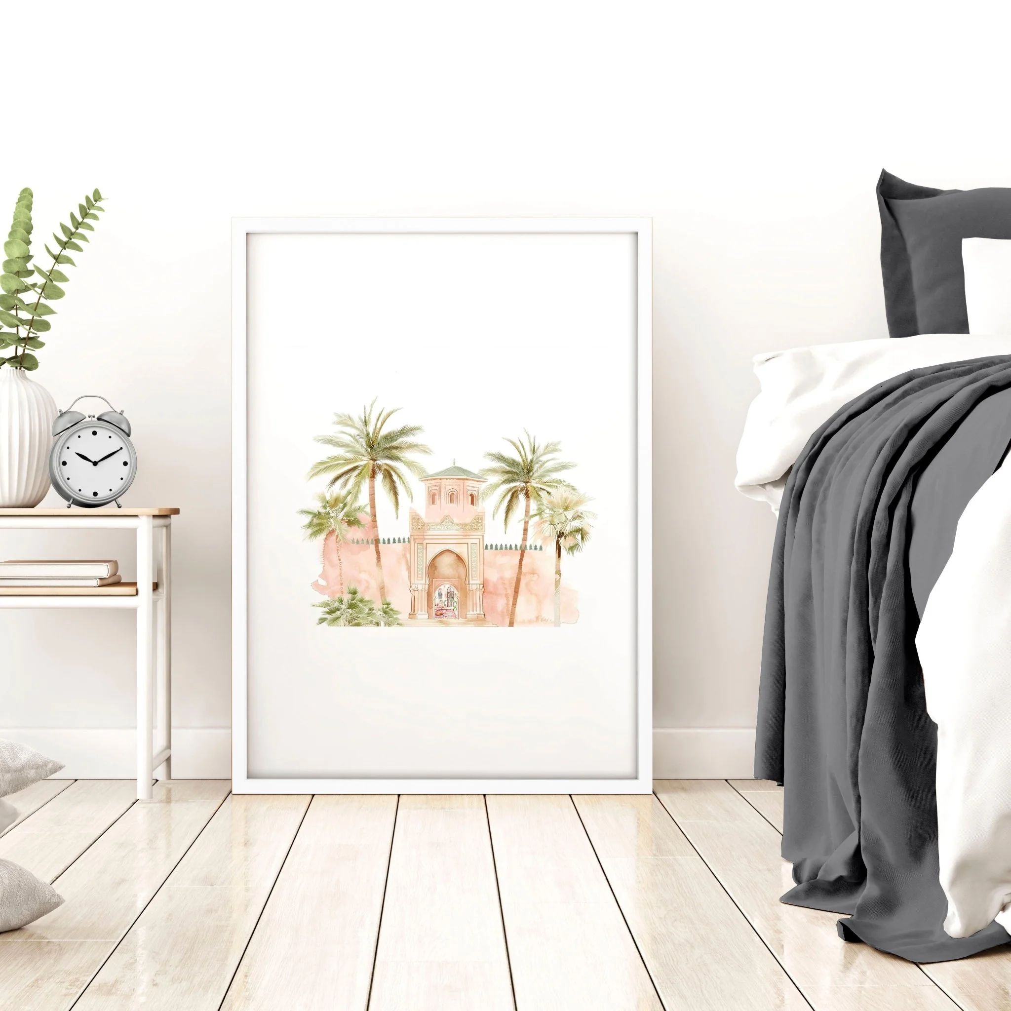 Wall Picture With Frame | Set of 3 Moroccan Wall art Prints - Image 6