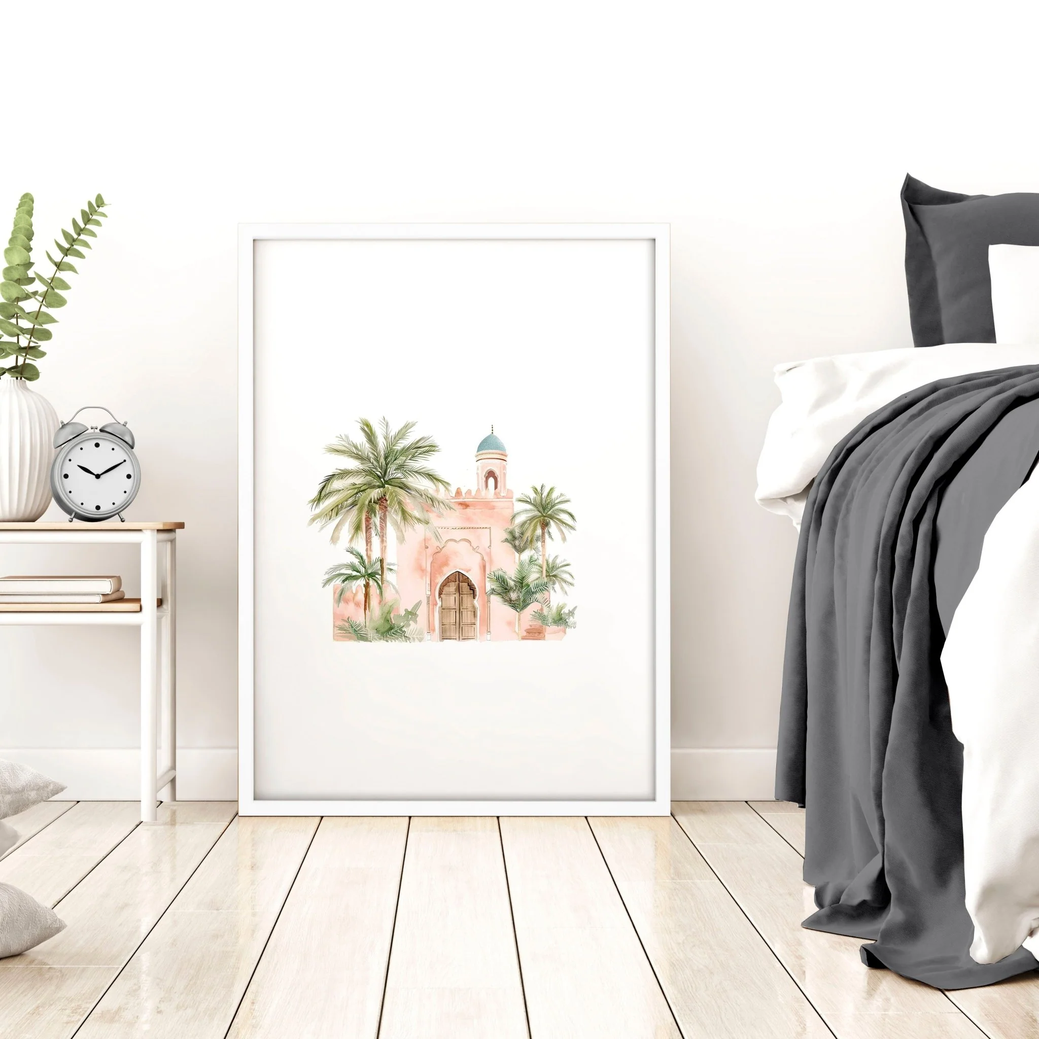 Wall Picture With Frame | Set of 3 Moroccan Wall art Prints - Image 8