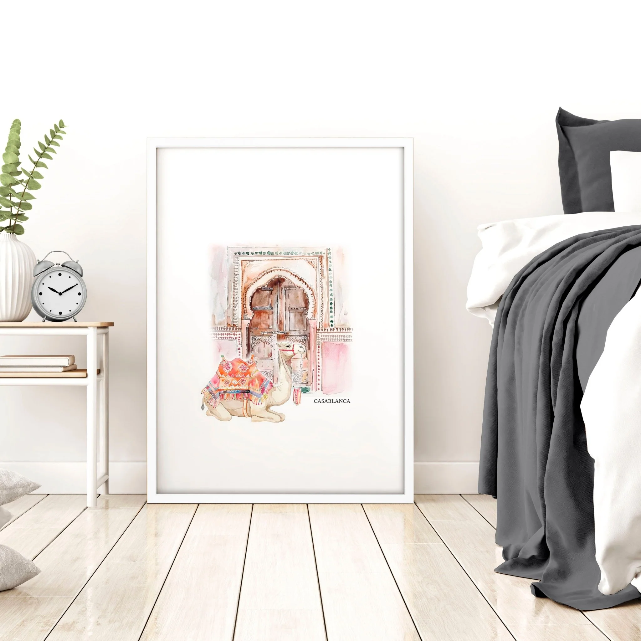 Wall Pictures In Frames | Set of 3 Moroccan Inspired Wall art Prints - Image 8