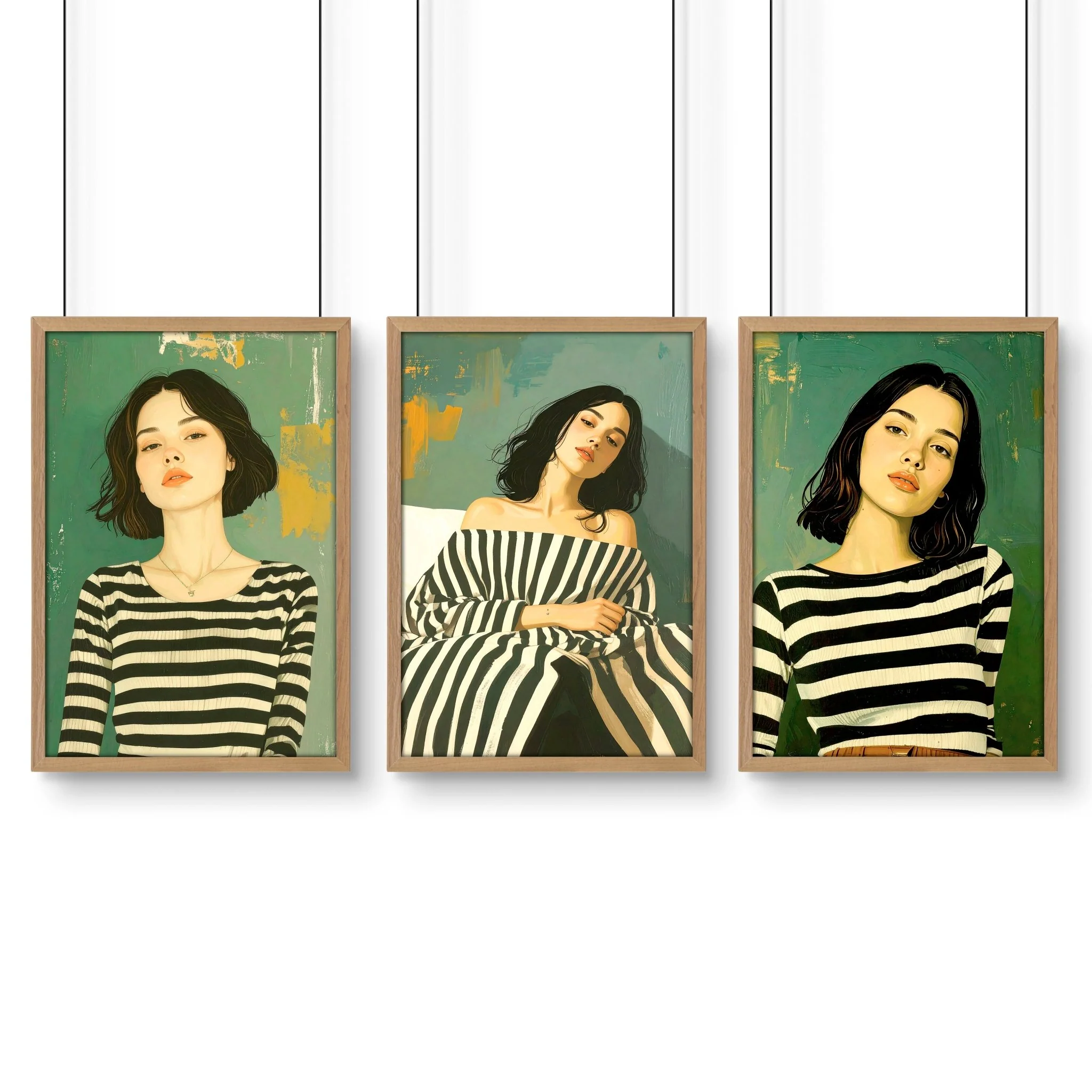 Women Wall Posters For Bedroom | Set of 3 Boho Wall art Prints - Image 11