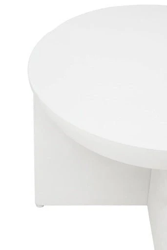 Walsa Whitewash Mango Wood Round Coffee Table - Image 8