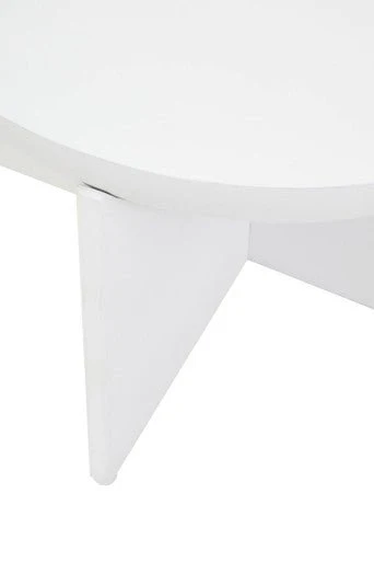 Walsa Whitewash Mango Wood Round Coffee Table - Image 9