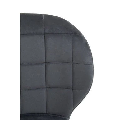 Warton Grey Velvet Dining Chair - Image 10