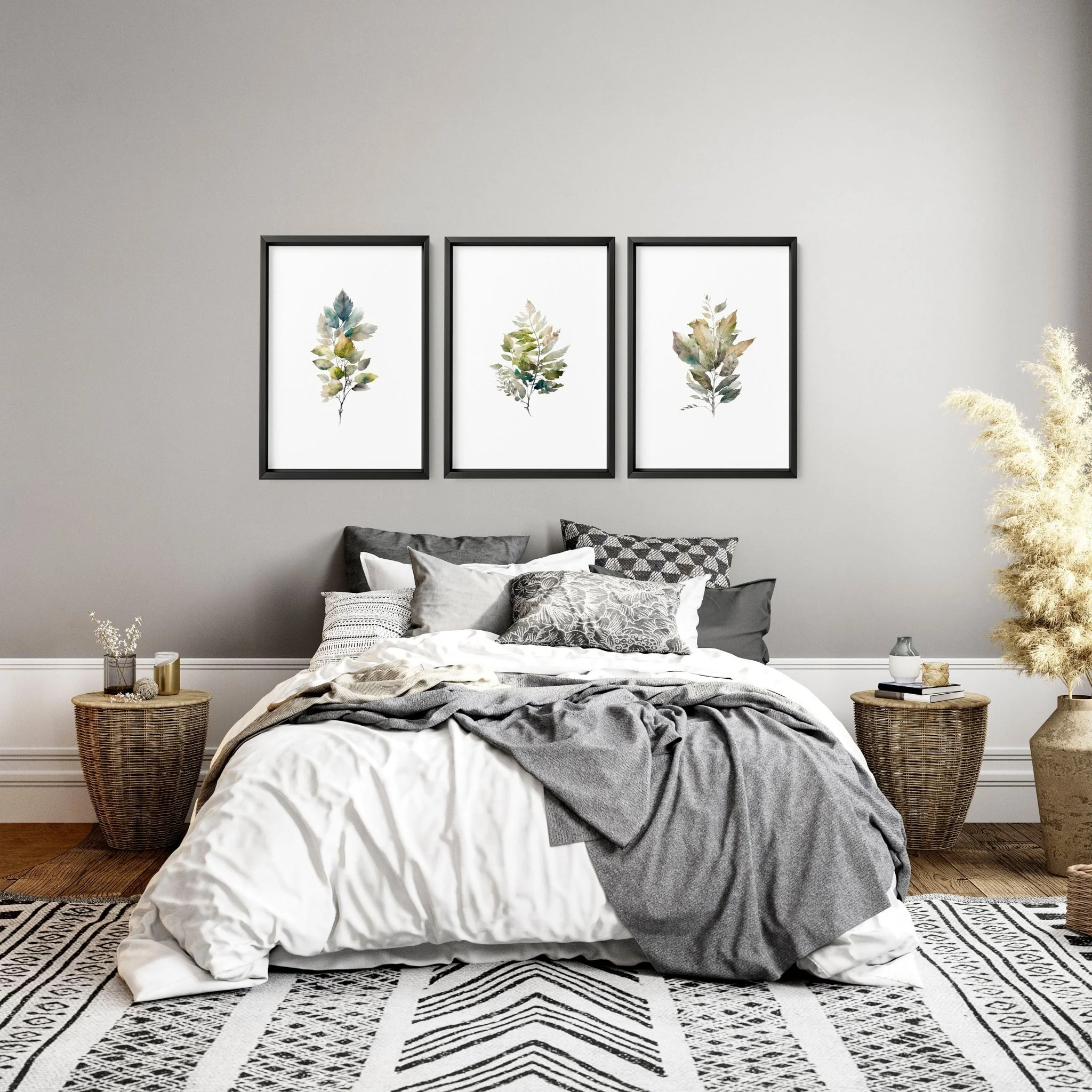 Watercolour Botanical | Set of 3 wall art prints - Image 4