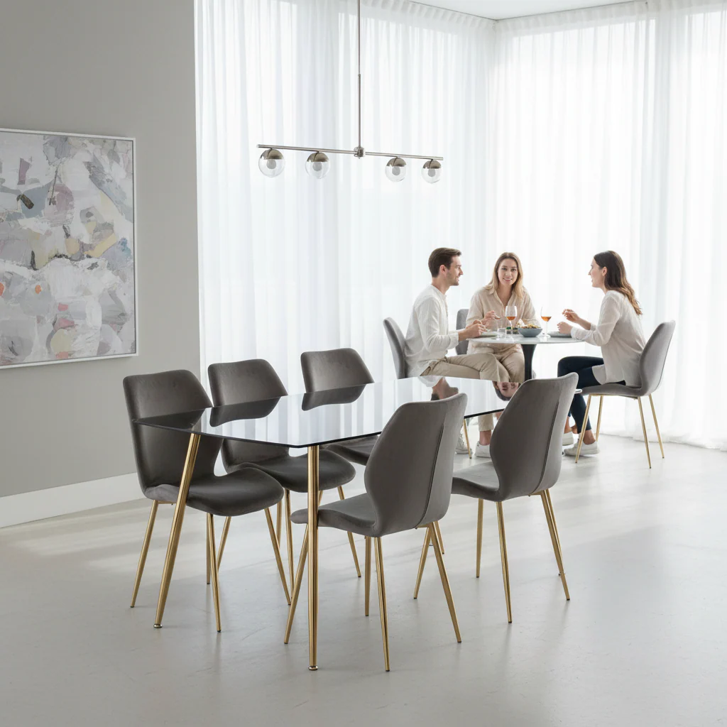 Wimslow Grey Rectangular Dining Set - Image 2