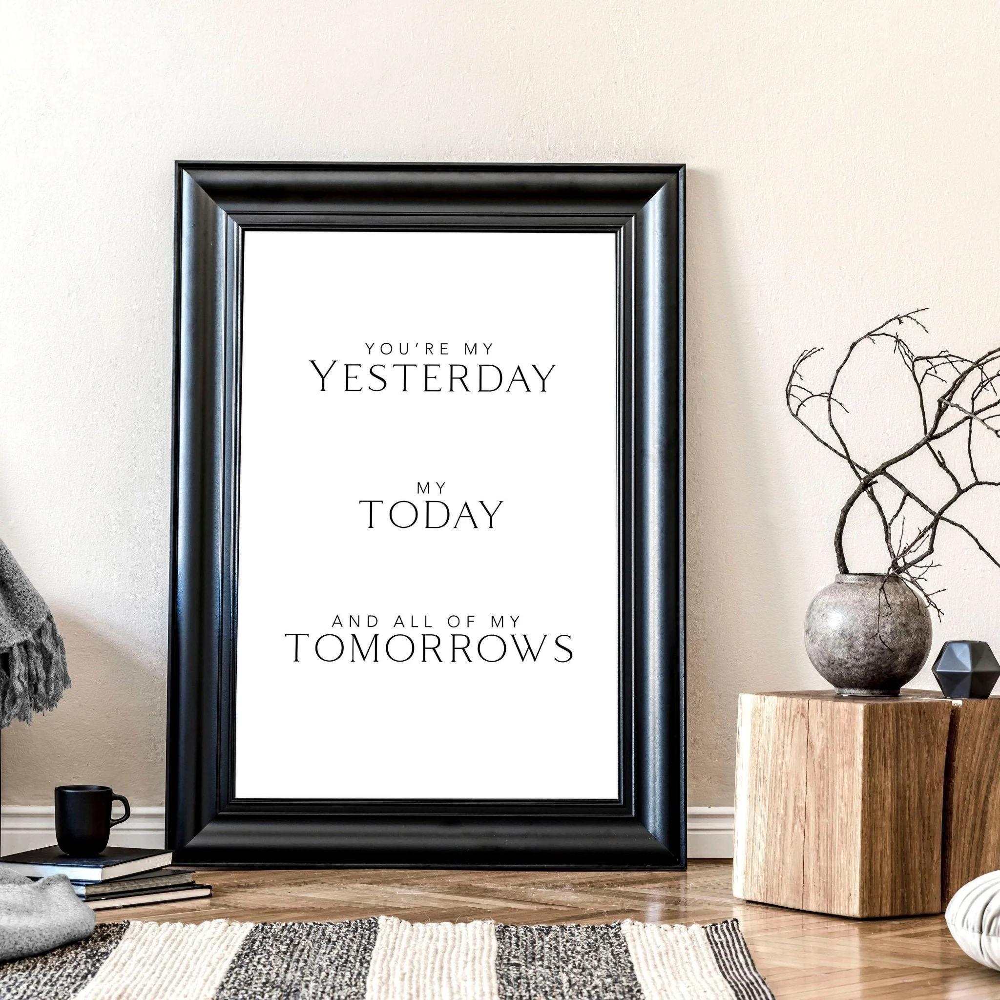 You will forever be my always wall art print - Image 3