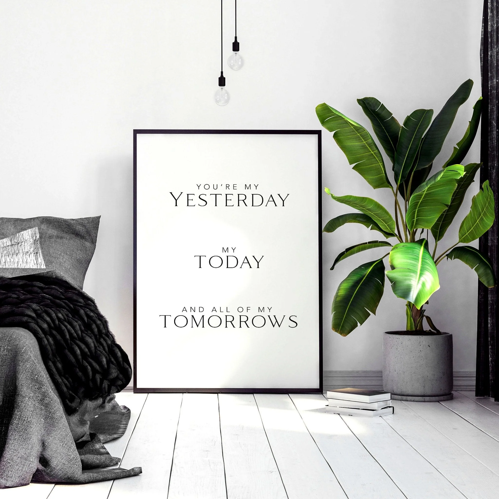 You will forever be my always wall art print - Image 5