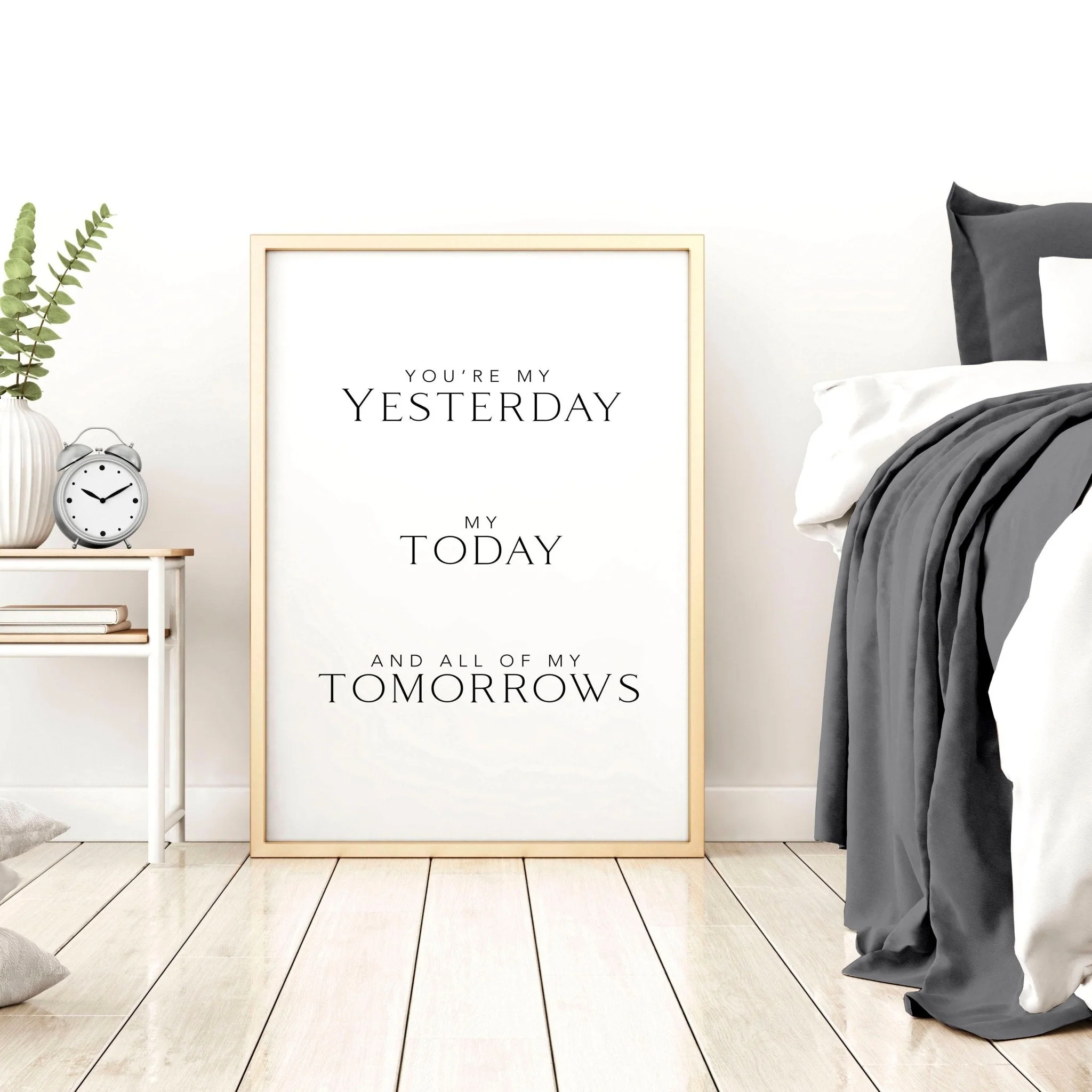 You will forever be my always wall art print - Image 6