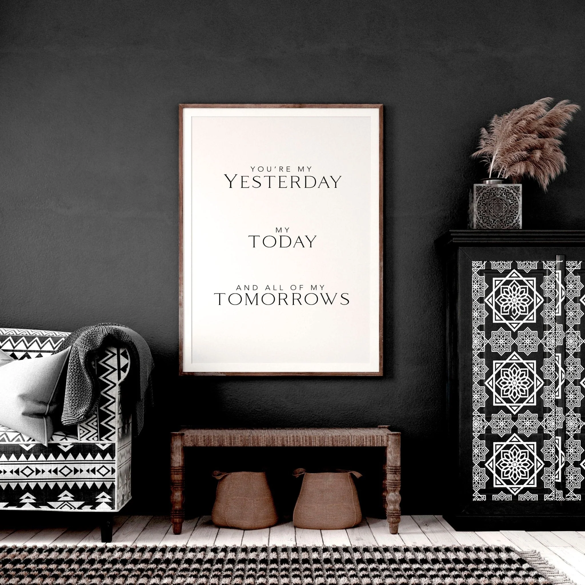 You will forever be my always wall art print - Image 7