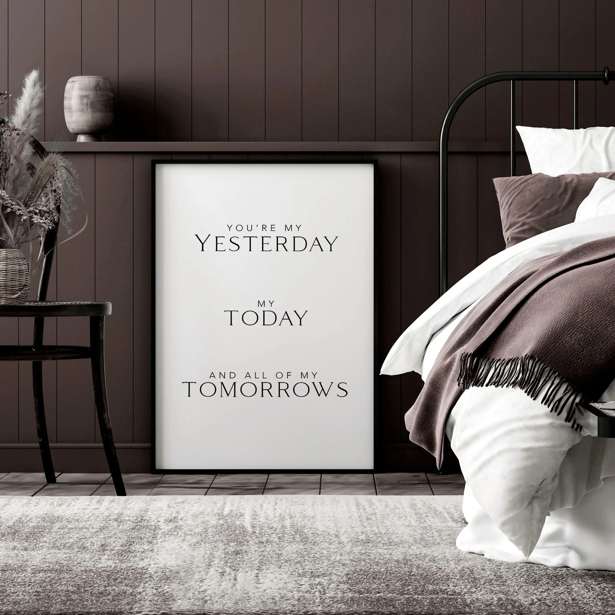 You will forever be my always wall art print - Image 8