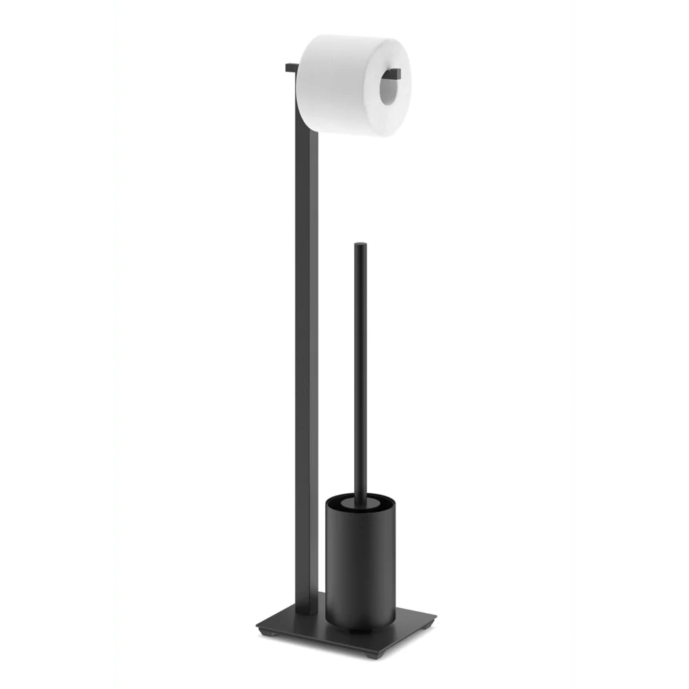 Carvo Powder Coated Black Stainless Steel Toilet Butler 40508 - Image 2