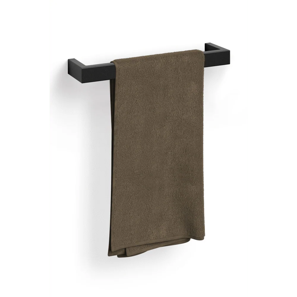 Linea Black Stainless Steel 46.5 cm Towel Rail 40577 - Image 2