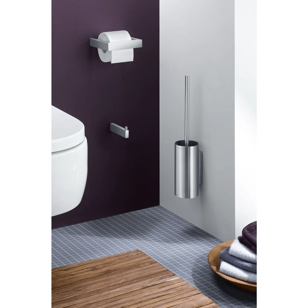 Linea Brushed Stainless Steel Toilet Roll Holder 40386 - Image 3